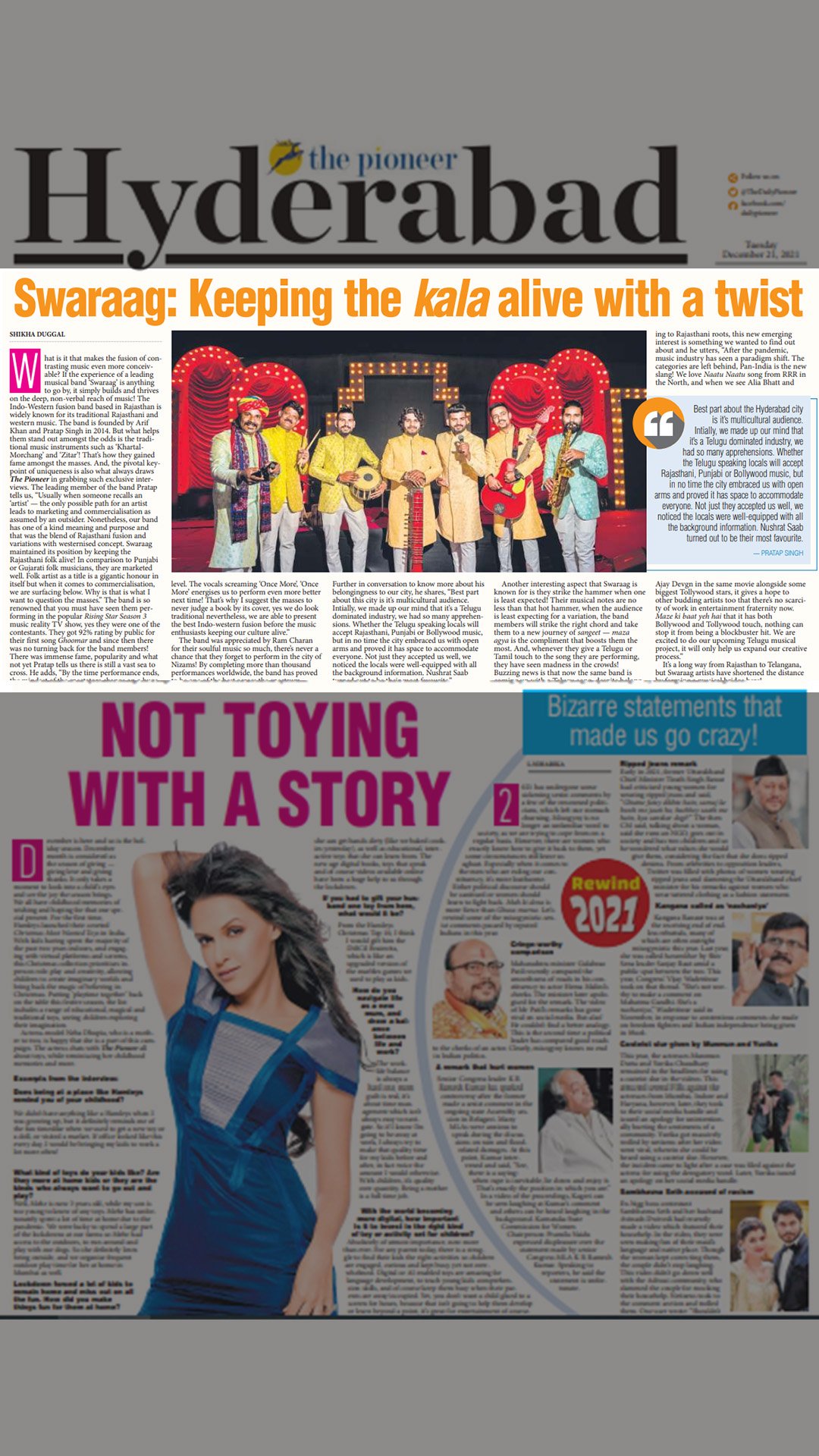 The Hans India Coverage